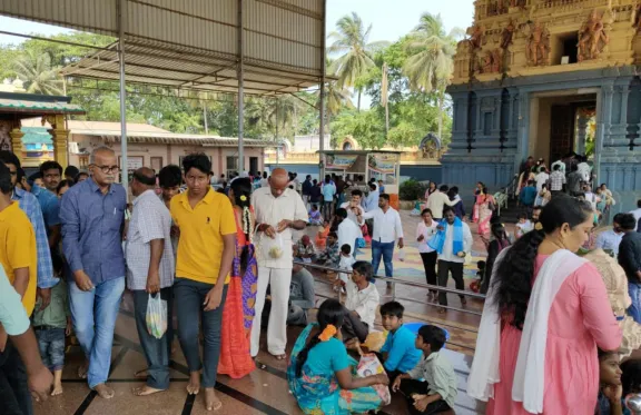 శ్రీ మద్ది ఆంజనేయ స్వామి వారి ఆలయంలో   ఉగాది ఉత్సవాలుy