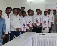 జనసేన పార్టీ ప్రధాన కార్యదర్శి రామ్ తల్లూరిని కలిసిన జనసేన నేతలు 