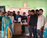 గూడెం కొత్త వీధిలో వెలుగు సిబ్బంది సమ్మె నోటీసు—4 లేబర్ కోడ్ల రద్దు డిమాండ్