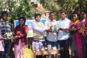 పశువైద్యాధికారి డాక్టర్ లోకుల రమేష్ ఆధ్వర్యంలో మెగా పశువైద్య శిబిరం