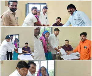 గట్టుమీద తండా గ్రామ పంచాయతీ సర్పంచ్ అభ్యర్థిగా రమావత్ సోనా శంకర్ నాయక్ నామినేషన్